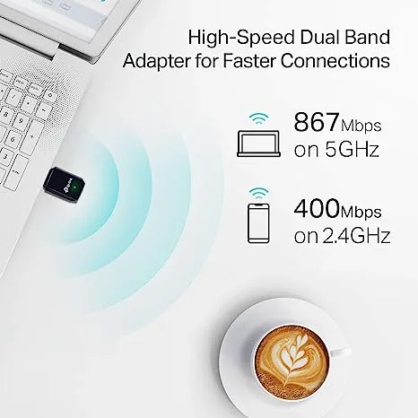 TP-Link Archer T3U AC1300 Mini Wireless MU-MIMO USB Adapter view 2