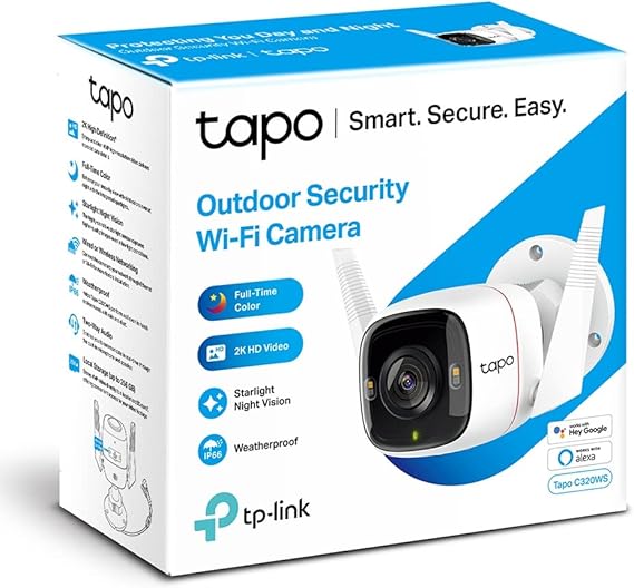 TP-Link Tapo C320WS 2K QHD Outdoor Security Wi-Fi Camera view 2
