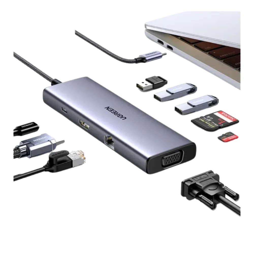 UGREEN 9-IN-1 USB C HUB MULTIFUNCTION ADAPTER