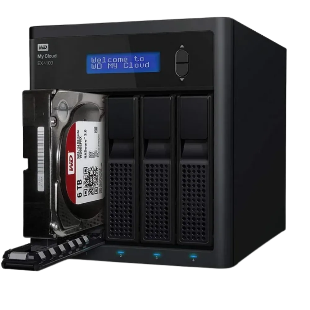 Wd 4TB Diskless My Cloud EX4100 Expert Series 4-BAY NAS