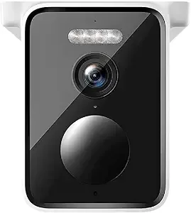 Xiaomi BW400 Pro Set Solar Outdoor Smart Camera - White view 2
