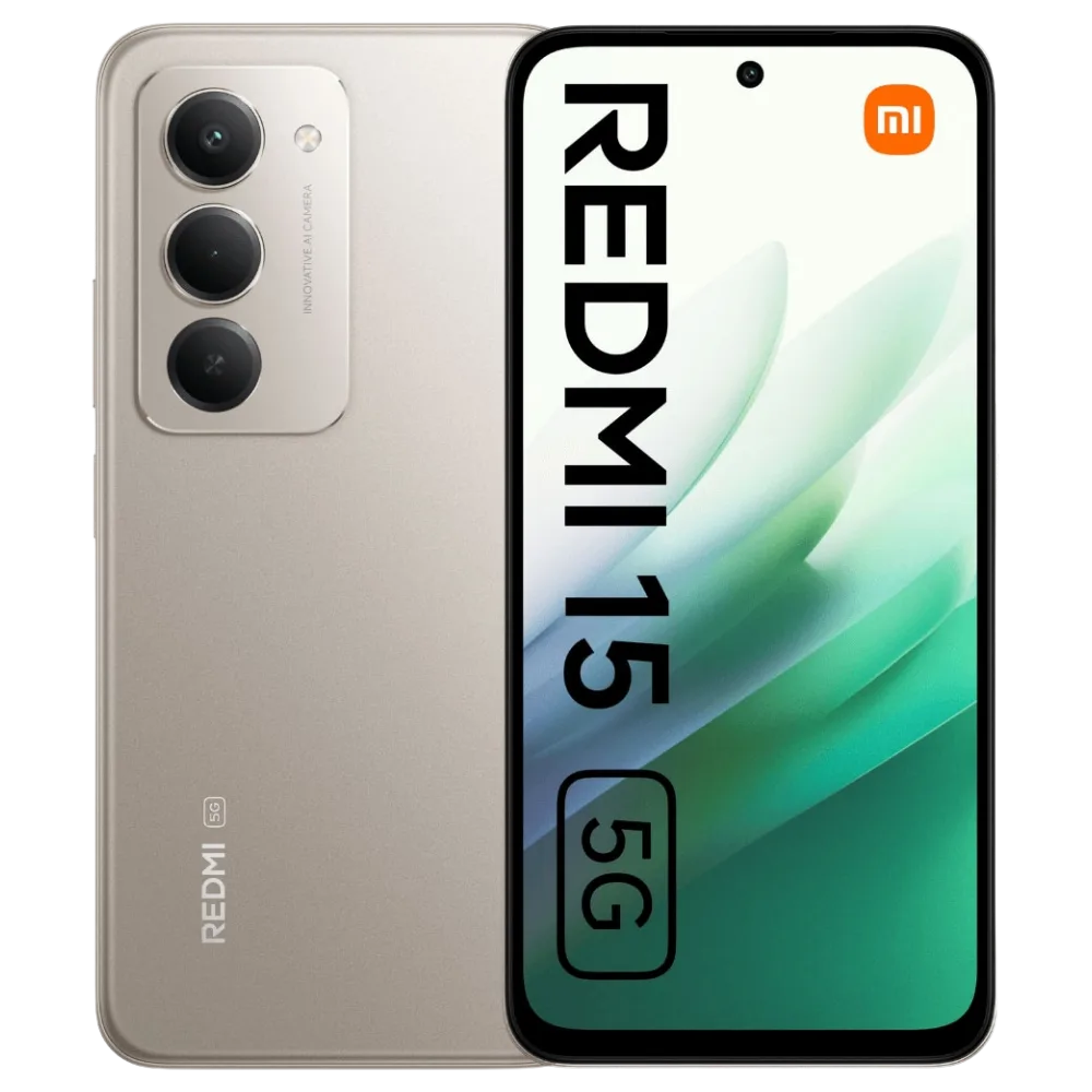 Xiaomi Redmi 15 5G Smartphone - Grey (8GB RAM, 256GB Storage)